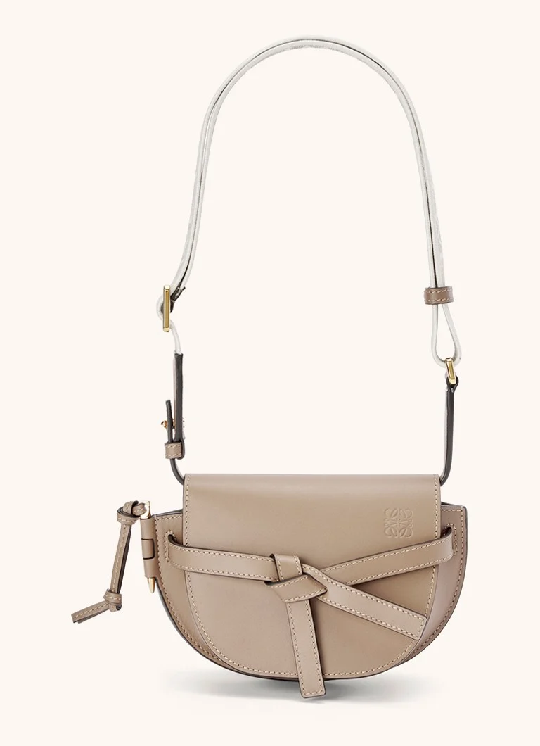 Sac banane double LOEWE Gate en cuir de veau