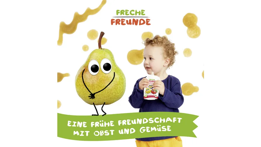 Freche Freunde Quetschie Apfel, Birne & Passionsfrucht 100 g