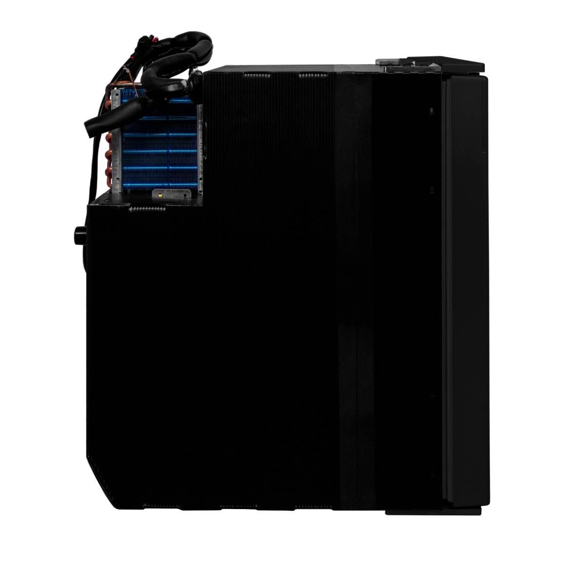 KuKoo 46,5 Liter schwarzen Mini Kompressor Kühlschrank