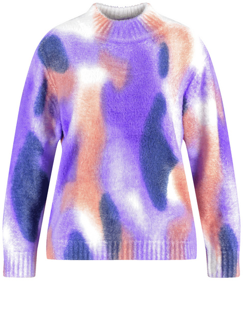 Kuscheliger Pullover mit Print