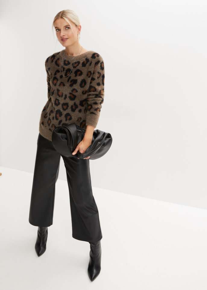 gemusterter Pullover