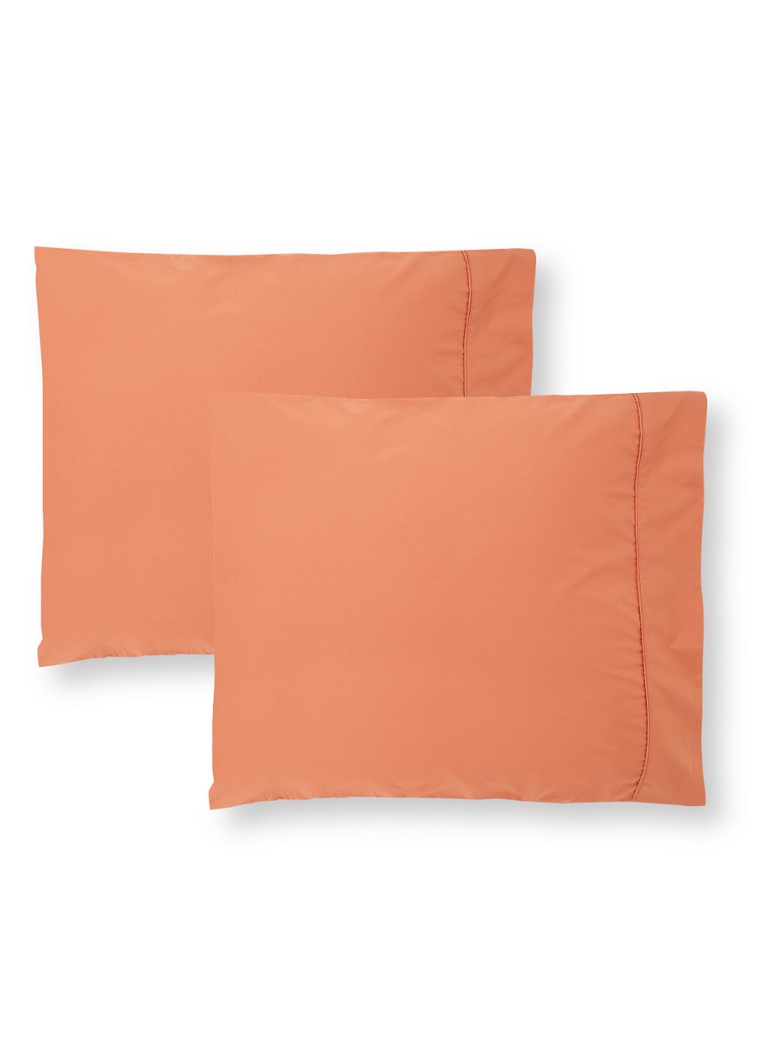 de Bijenkorf Home  Organic kussensloop van biologisch katoen 200TC in 2-pack