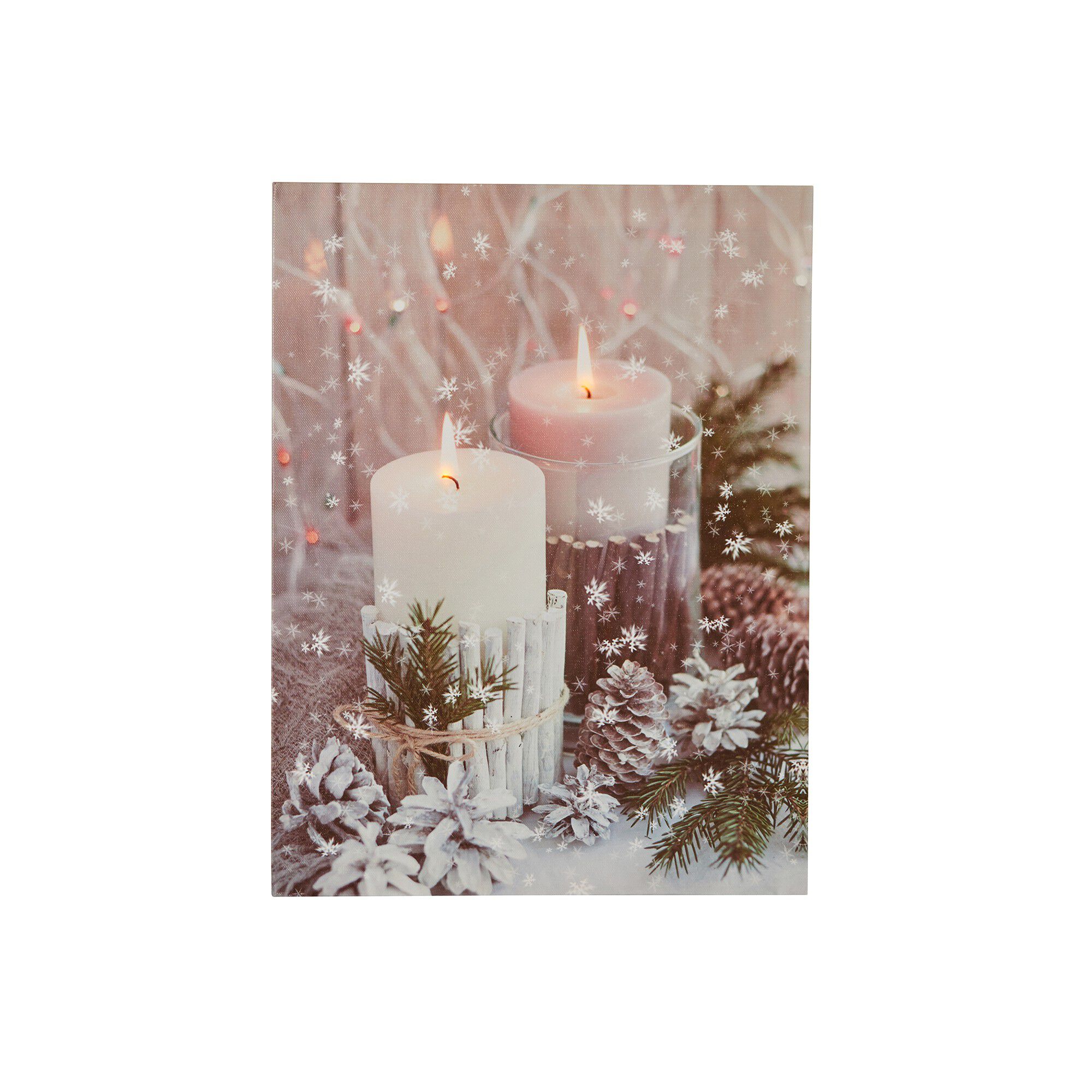 Tableau lumineux bougies