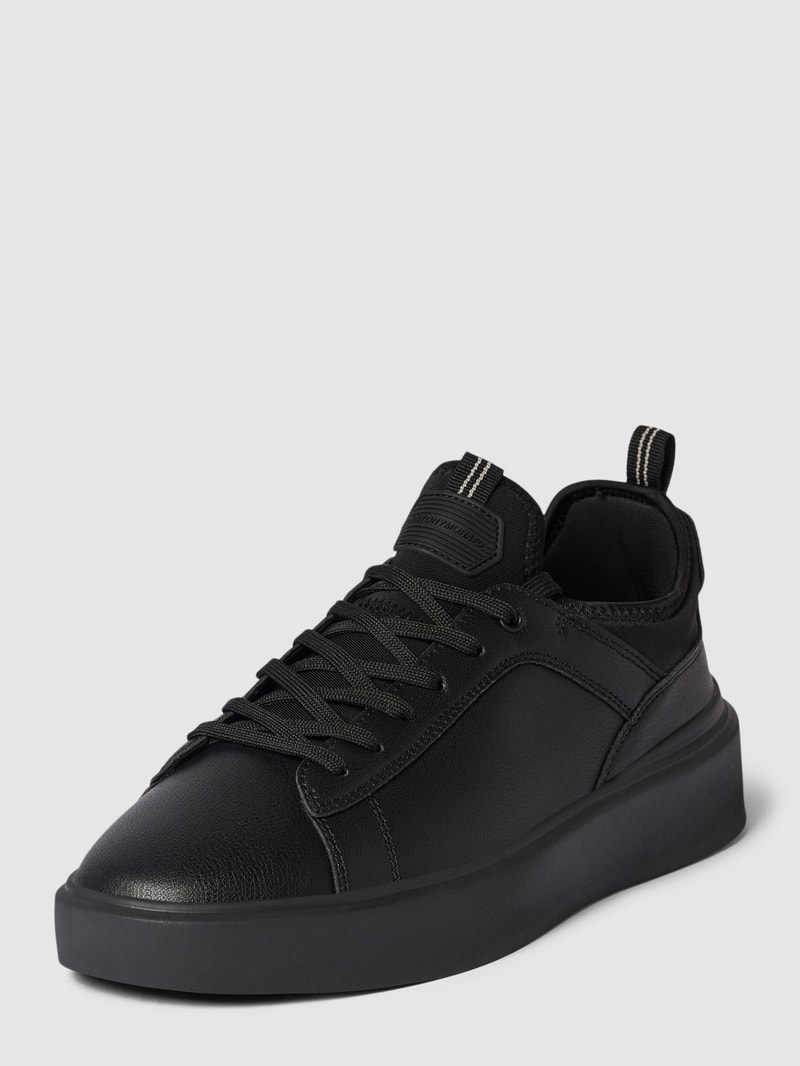 Sneaker mit Label-Detail Modell 'BARNET' in schwarz