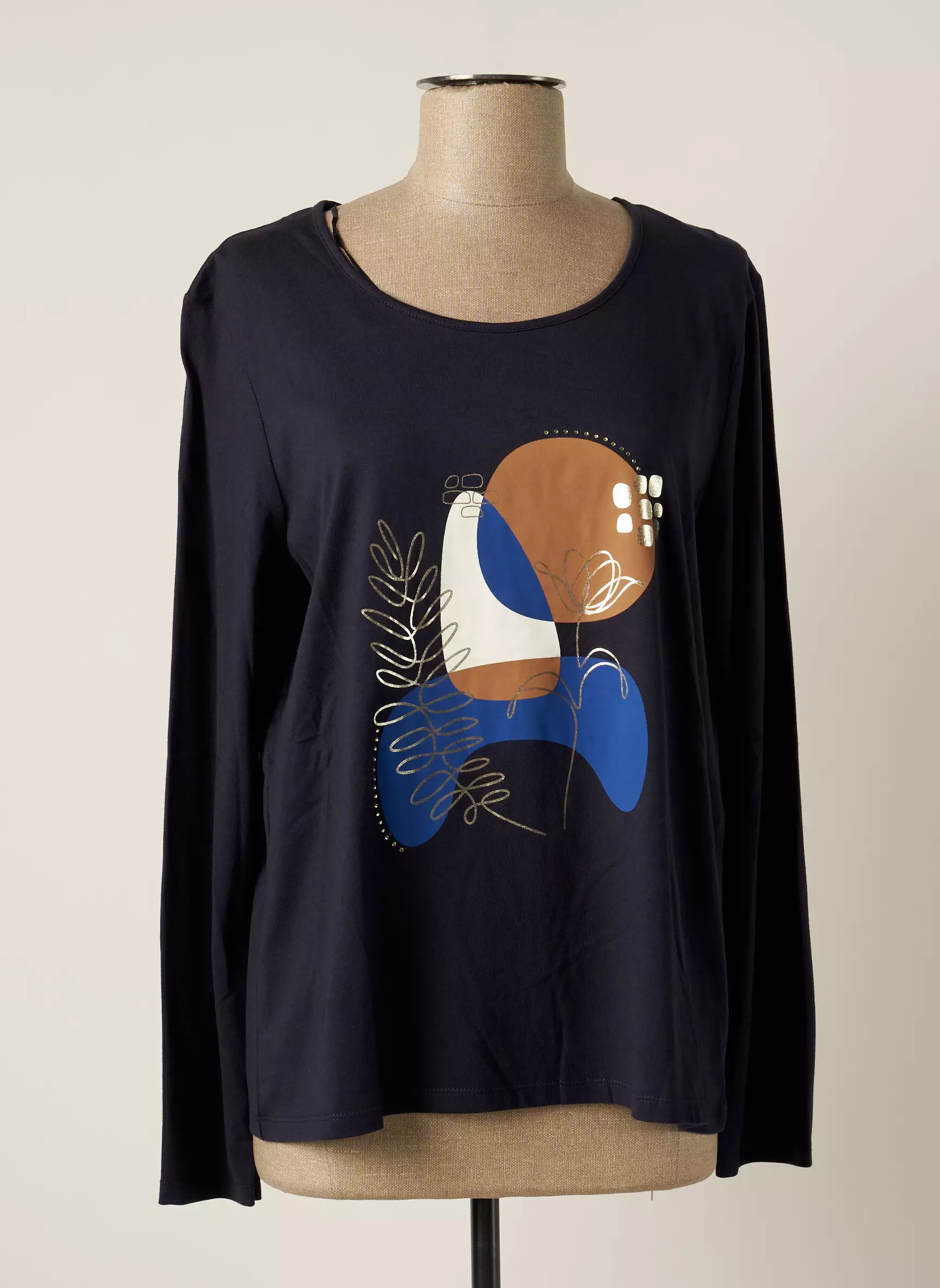 Julie Guerlande Tshirts Femme couleur bleu