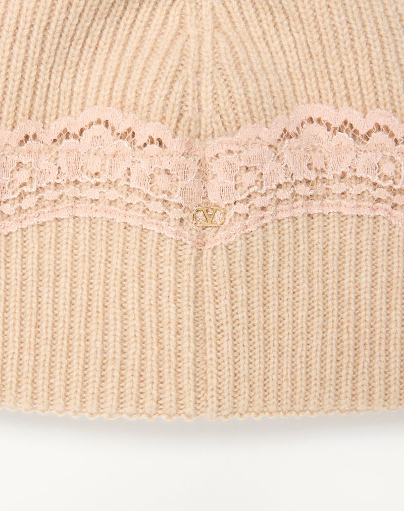 VLogo Signature Cashmere og Blonde Beanie Hat