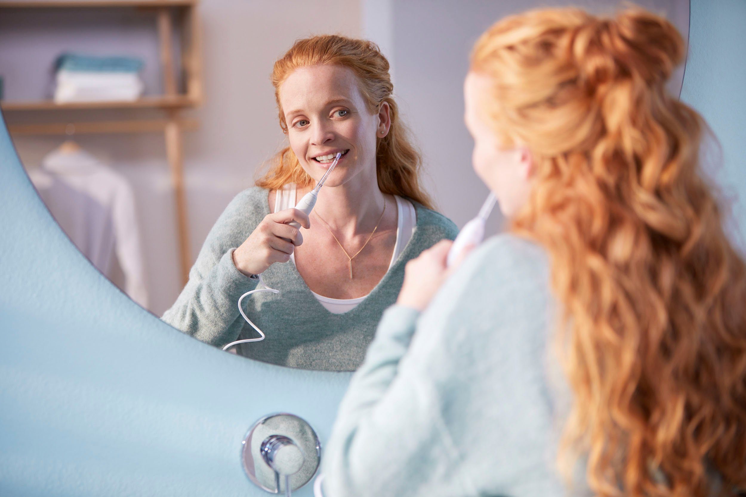 Philips Sonicare Zahnzwischenraum-Reiniger Power Flosser 3000 HX3711/20, Aufsätze: 2 St., mit Quad Stream-Technologie, 2 Reinigungsmodi, 10 Intensitätsstufen