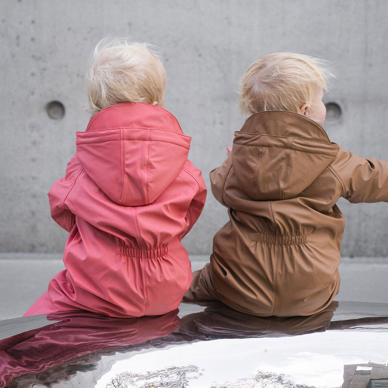 aarhus rain suit rhubarb sorbet - Rot