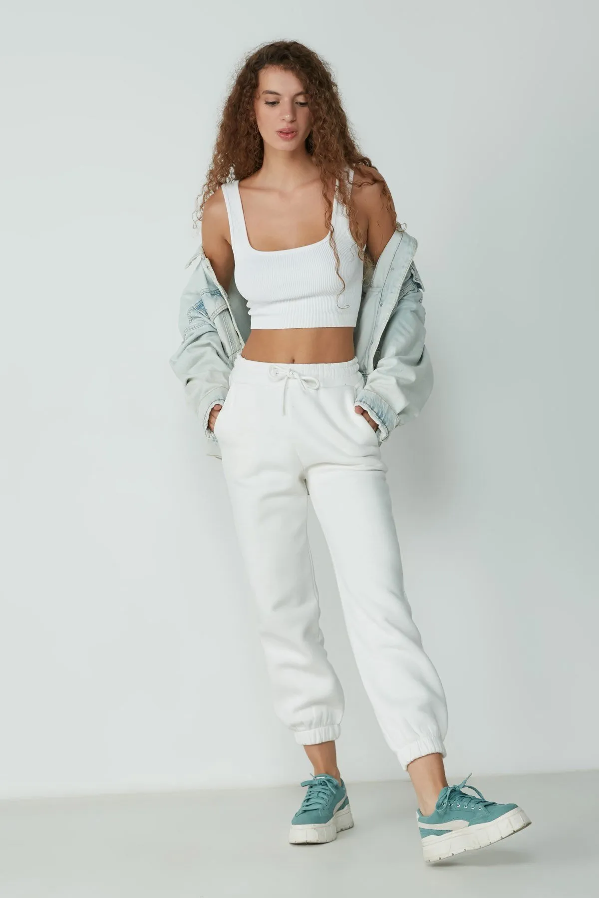 C&City  Jogger-Jogginghose 906 Ecru