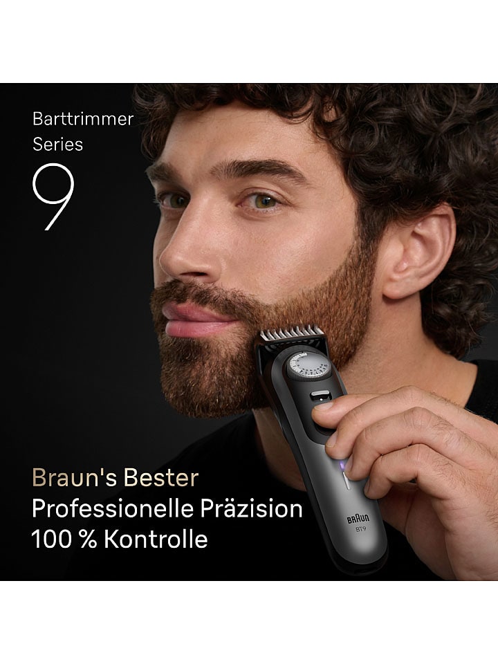 Braun Barttrimmer ''Series 9'' in Chrom günstig kaufen onesize