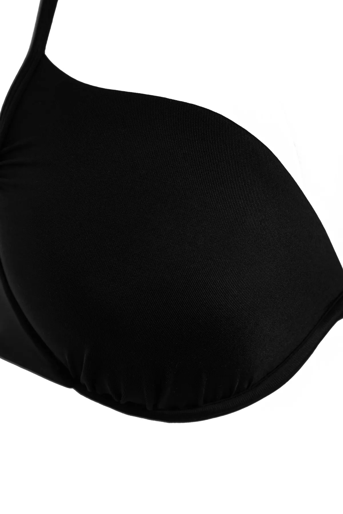Trendyol Collection  Schwarzes Balconet-Push-Up-Bikinioberteil TBESS24BU00067