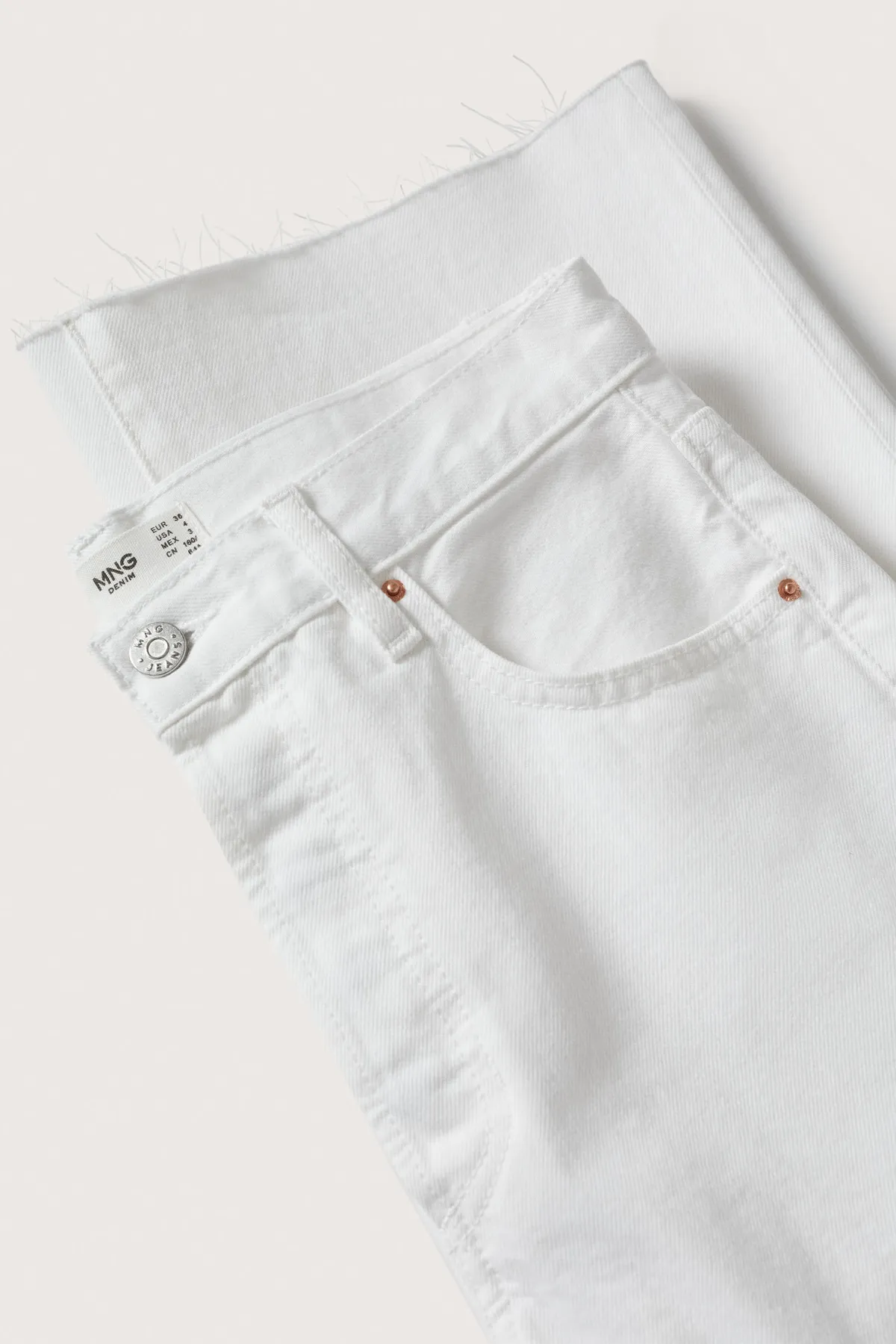 MANGO  Weiße Damenjeans 37010253