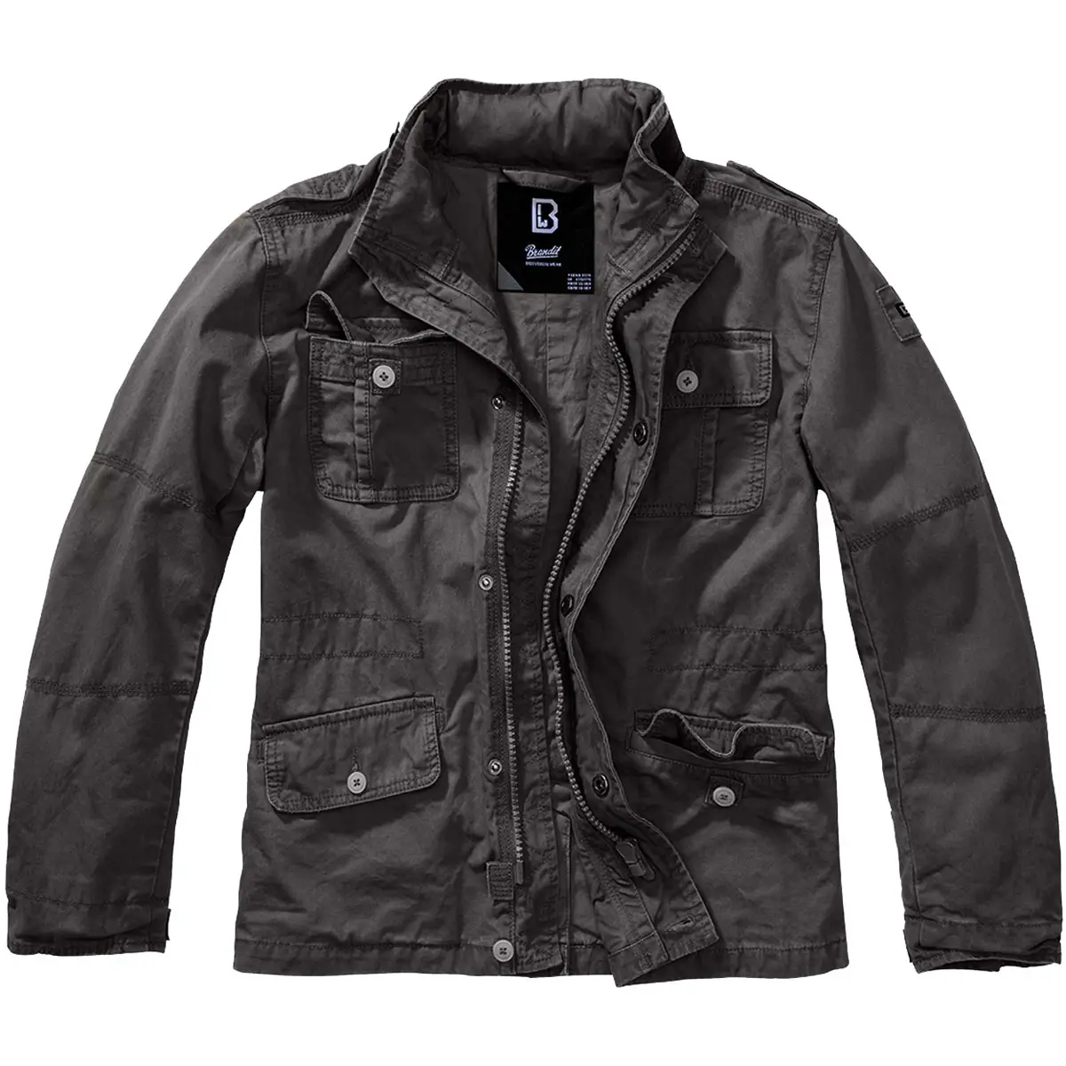 Kinder Britannia Jacke schwarz