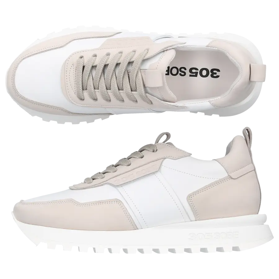 305 SOBE - Sneaker low BUCKET Veloursleder - grau