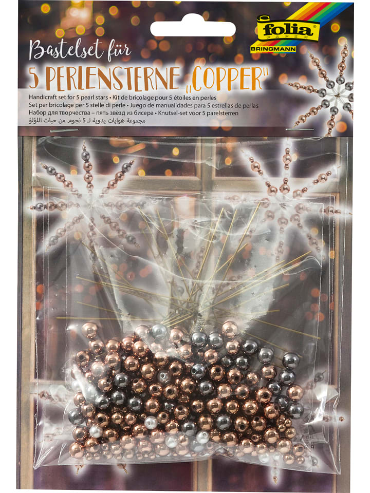 folia PAPER Perlensterne-Bastelset 