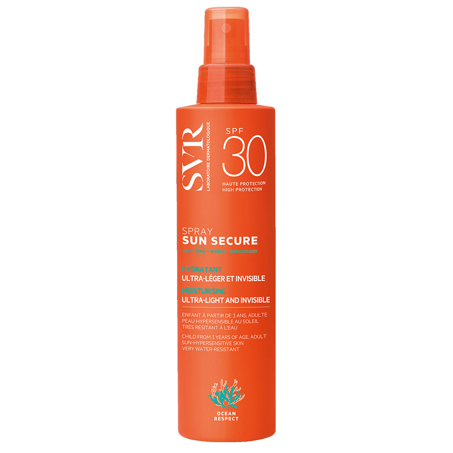 SVR SUN SECURE SPF30 Lait-en-brume toucher sec