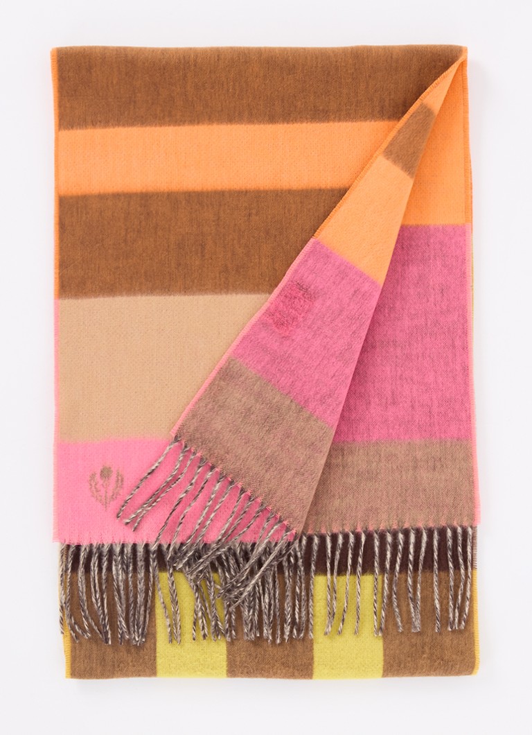 Fraas Scarf with stripe print 185 x 35 cm