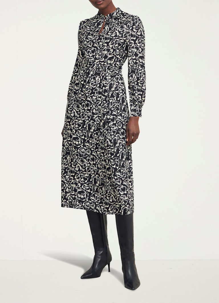 Abito midi con stampa floreale Cynthia di Hobbs