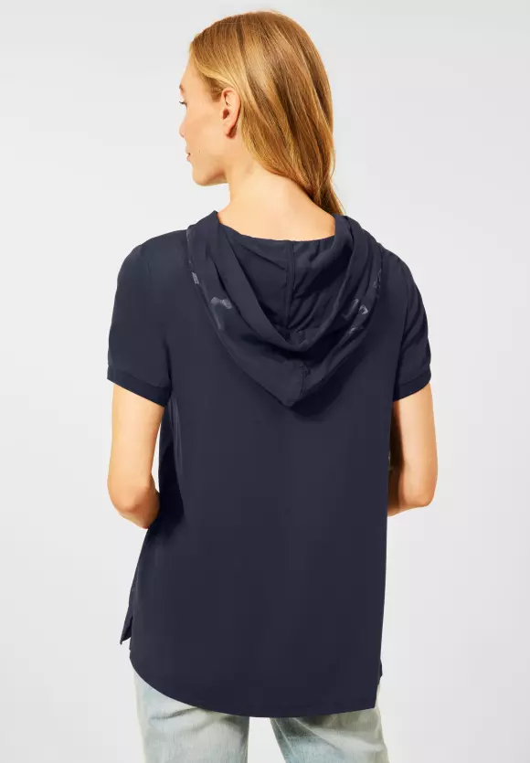 CECIL Blusenshirt mit Kapuze