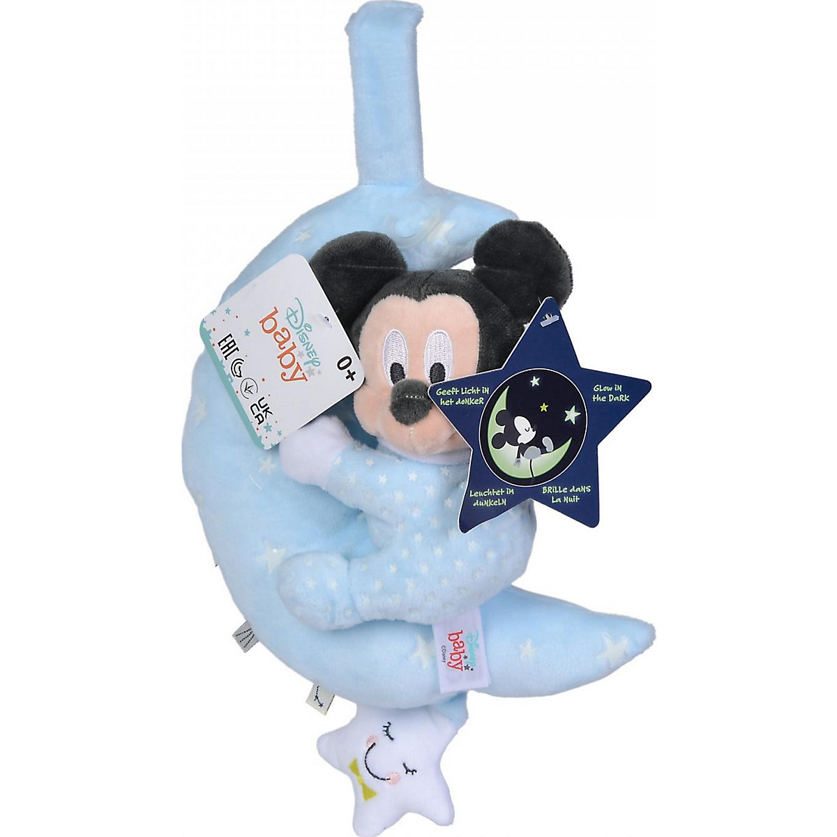 Mickey Glow in the Dark Spieluhr Mond