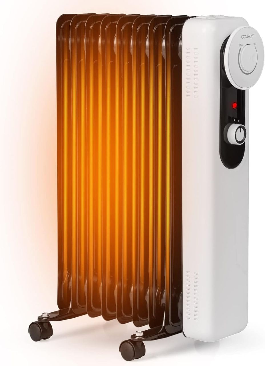 Costway 2000W Ölradiator 9 Rippen Heizkörper 5-35
