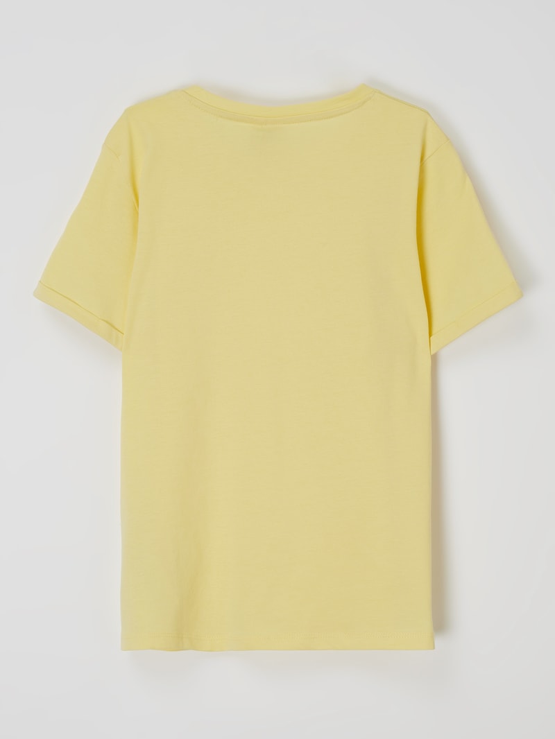 T-Shirt aus Bio-Baumwolle Modell 'Naomi' in hellgelb