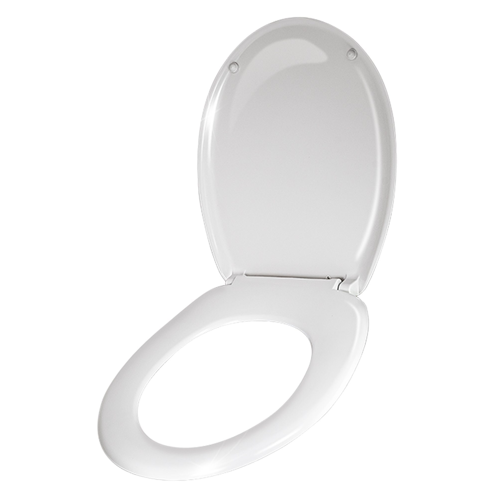 TRISENS WC-Sitz Nereus (einzeln), WC Sitz Toilettensitz mit Absenkautomatik Duroplast Klodeckel Klositz