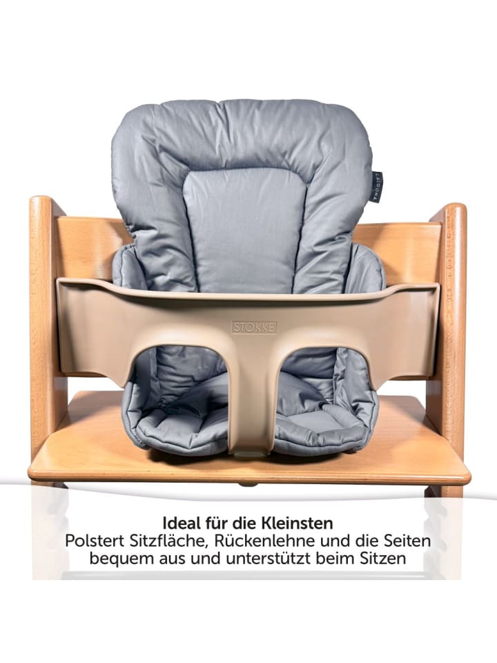 LaLoona Sitzverkleinerer für Stokke Tripp Trapp Hochstuhl - in grau günstig kaufen onesize