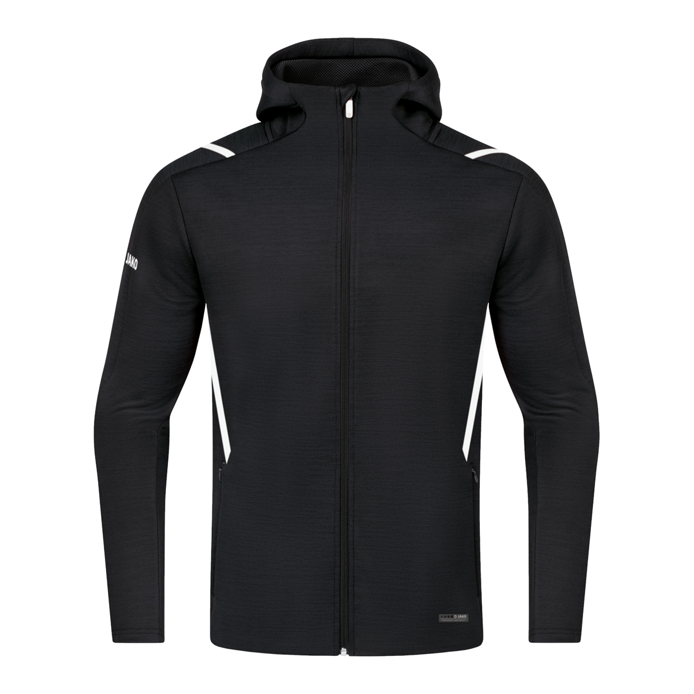 JAKO Challenge Freizeit Kapuzenjacke Schwarz F501