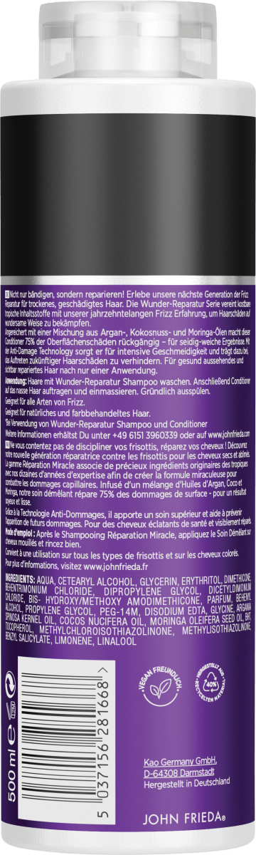 Conditioner Frizz Ease Wunder-Reparatur, 500 ml