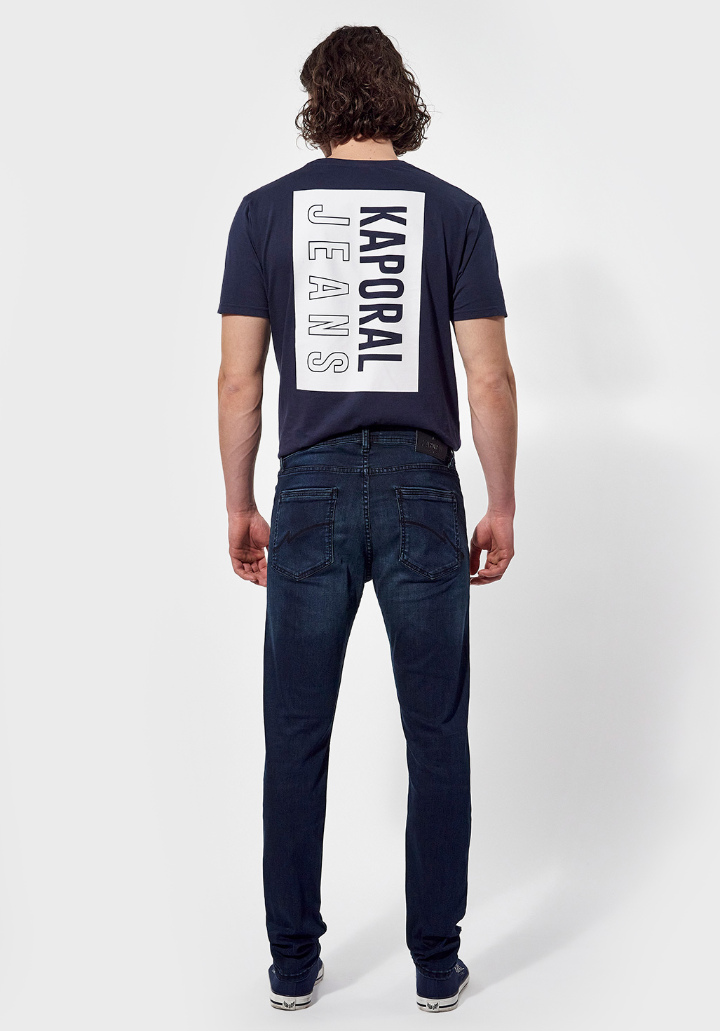 DARKK  Jean slim  Homme bleu légèrement délavé