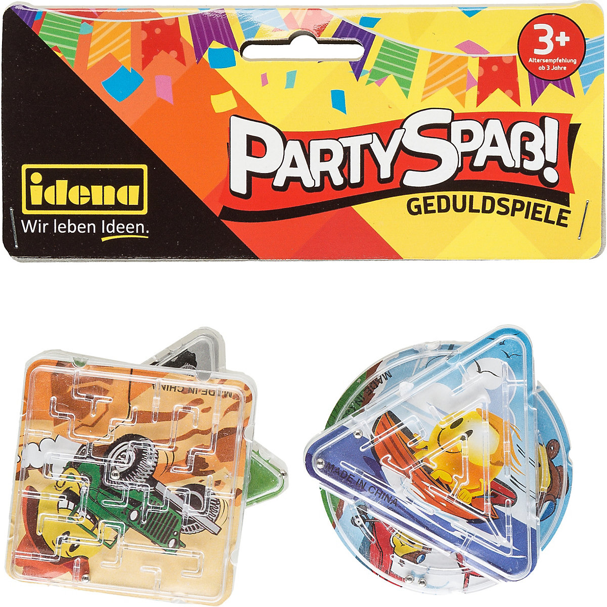 Geduldspiele, 4 Stück