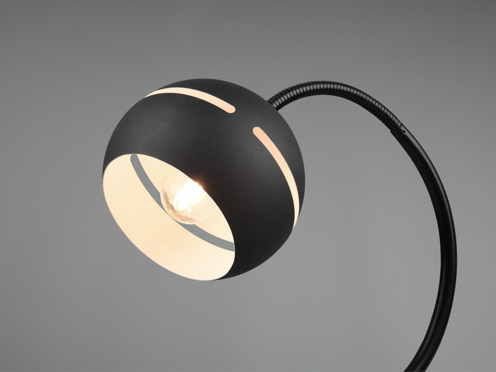 meineWunschleuchte LED Schreibtischlampe, Dimmfunktion, LED wechselbar, wechselbar: 1 x E14, 4,9 Watt, 470 Lumen, warmweiß, groß-e Designer Nachttisch-lampe & Schreibtischlampe Touch, Höhe 42cm