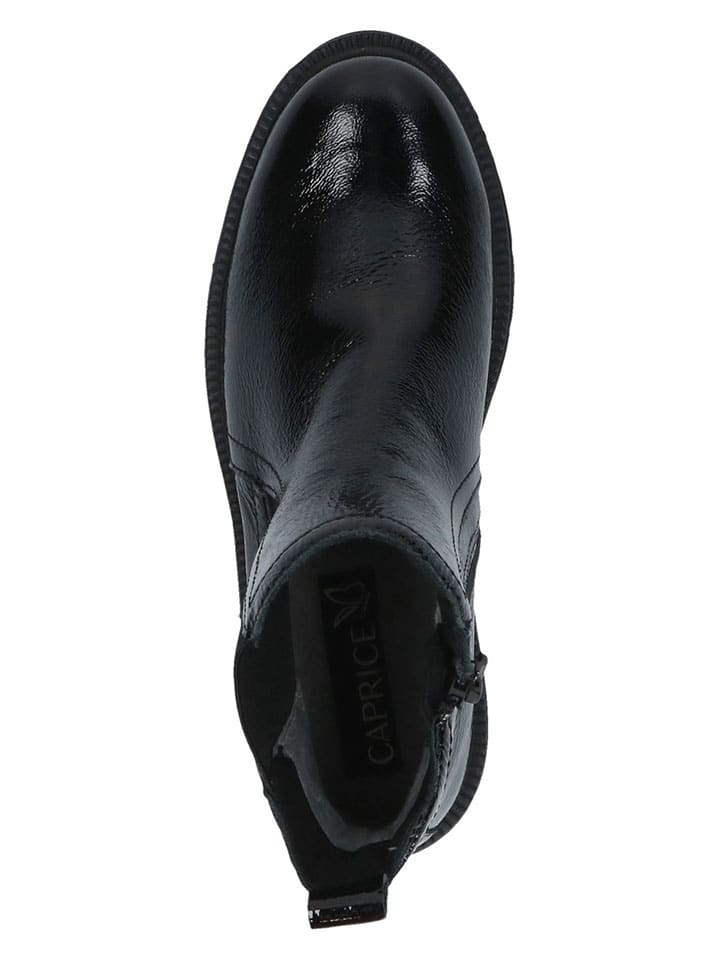 Caprice Leder-Boots in Schwarz günstig kaufen