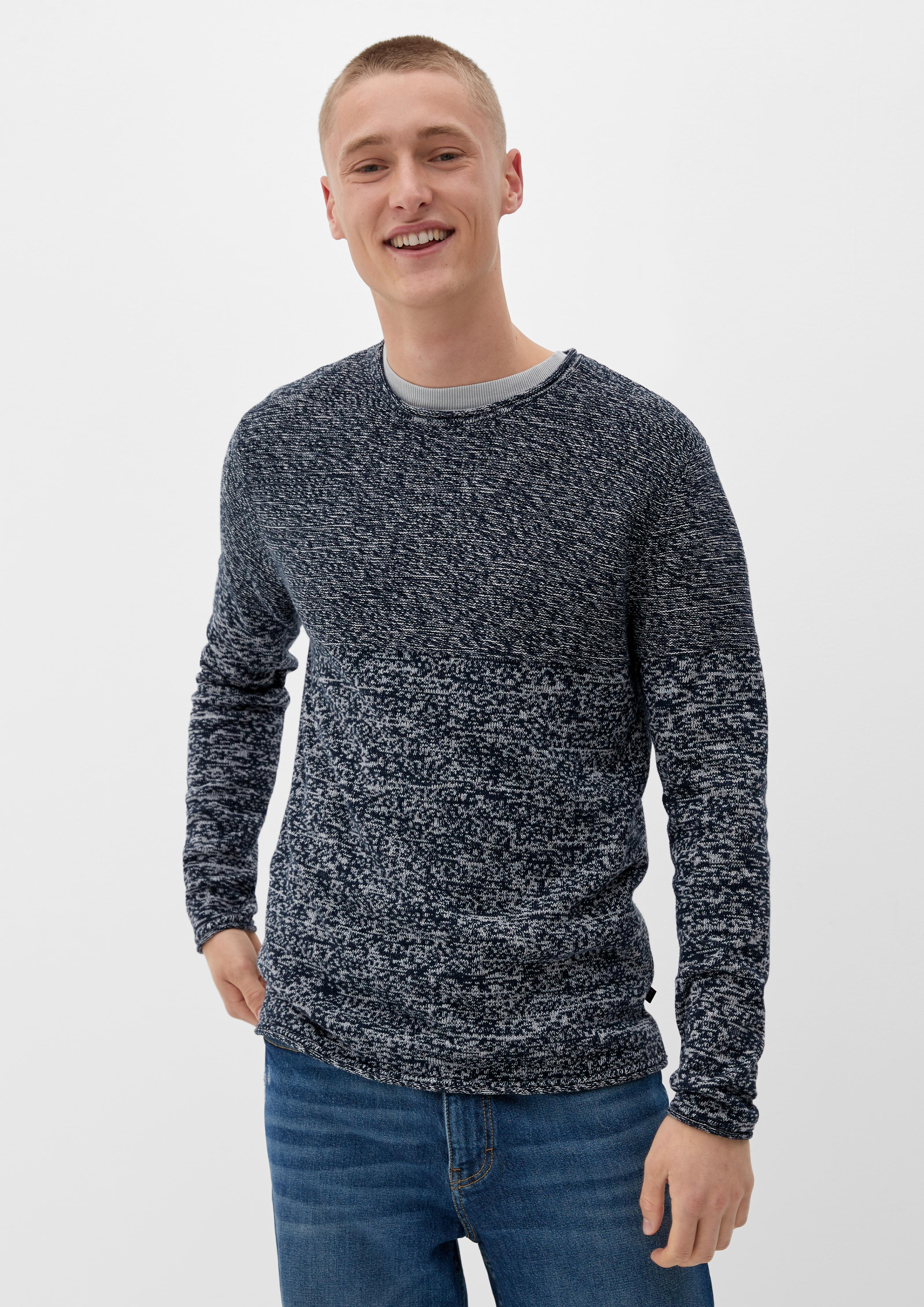 Strickpulli mit Rollsäumen  2123459-59W0
