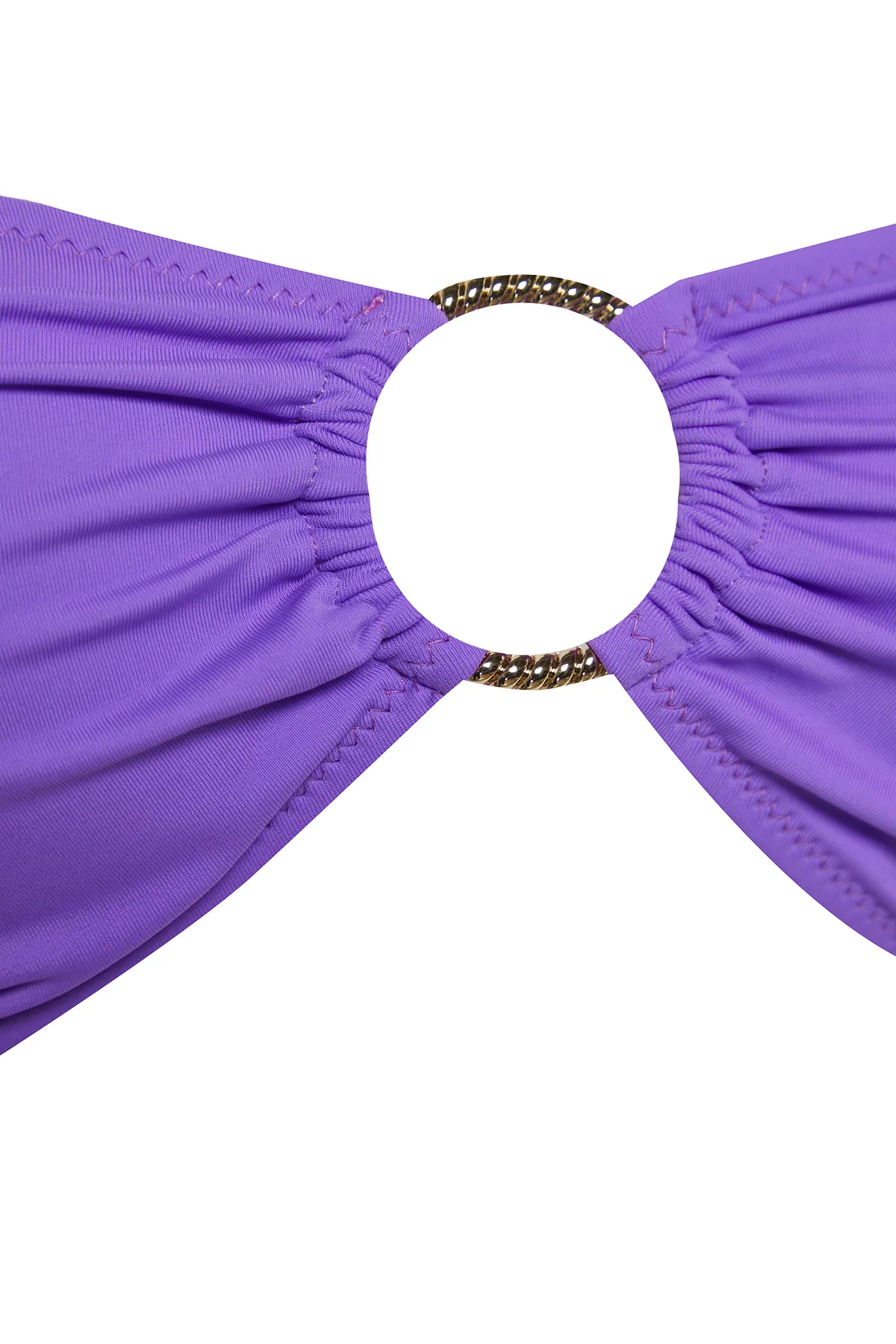 Trendyol Collection  Lila trägerloses Bikinioberteil mit Accessoires TBESS22BU00001