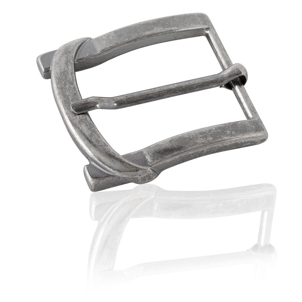 FREDERIC HERMANO Gürtelschnalle 40mm Zamak Silber - Buckle Arven - 307307510020