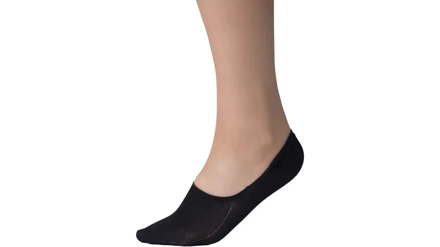 Steps Damen Füßlinge Sneaker Ecocare recycelt Black