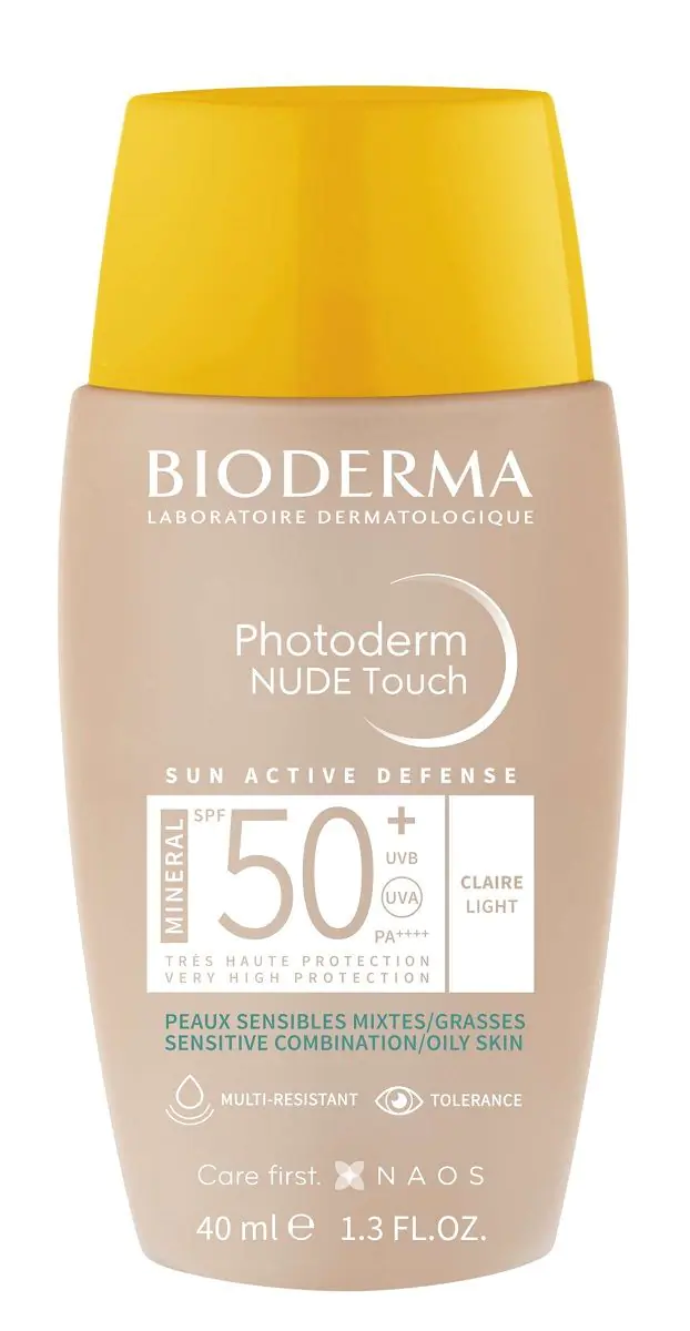 Bioderma Photoderm Nude Touch Mineral Protective Mineral Foundation SPF50+, Light
