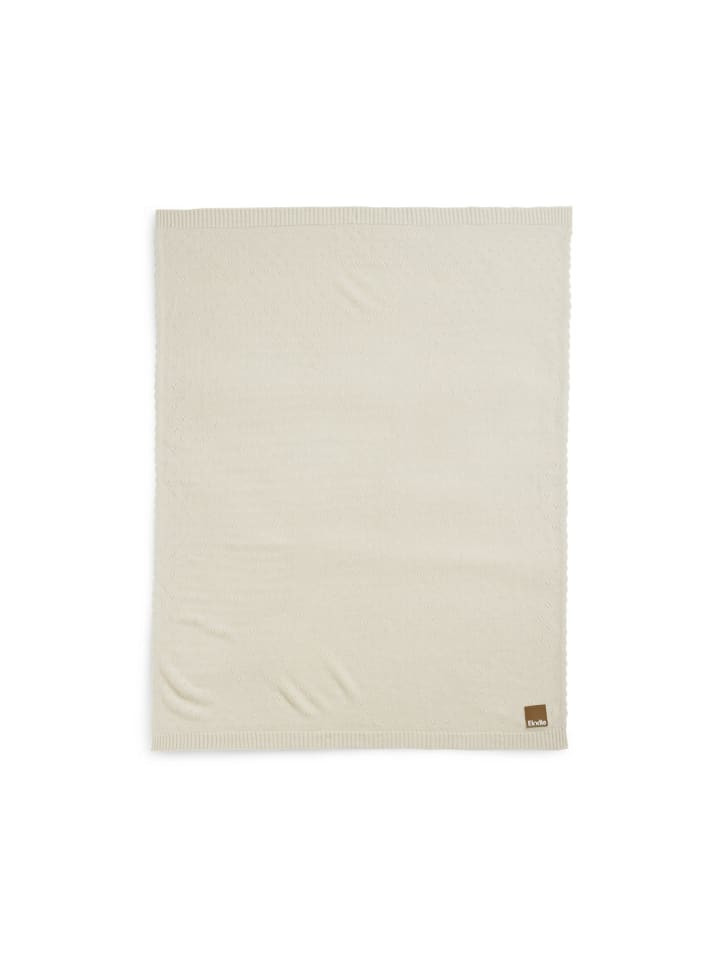 Elodie Details Pointelle Decke - Creamy White in Weiß 100 x 75 cm günstig kaufen onesize