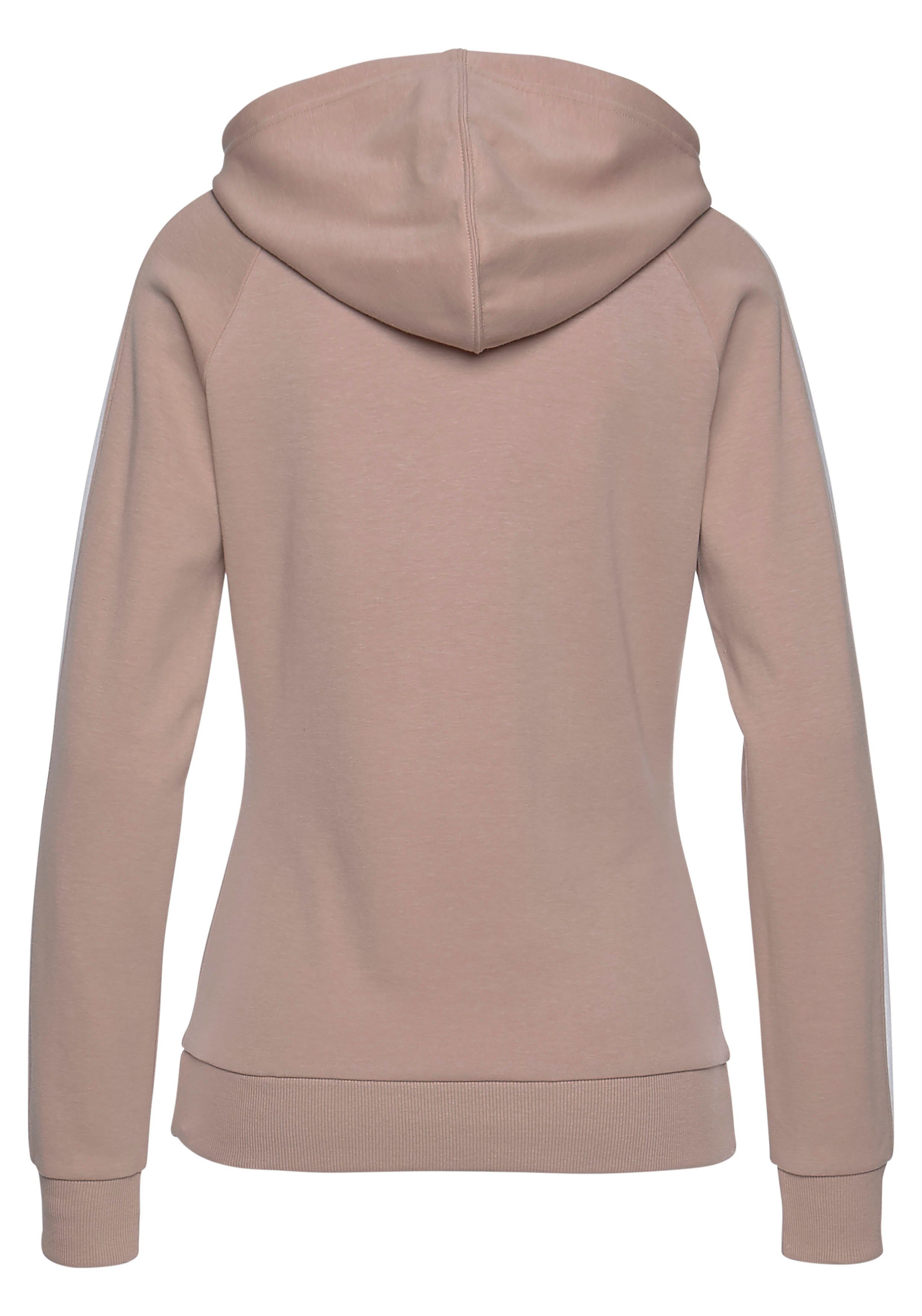 Bench. Loungewear Kapuzensweatshirt mit Seitenstreifen und Kängurutasche, Loungeanzug, Hoodie