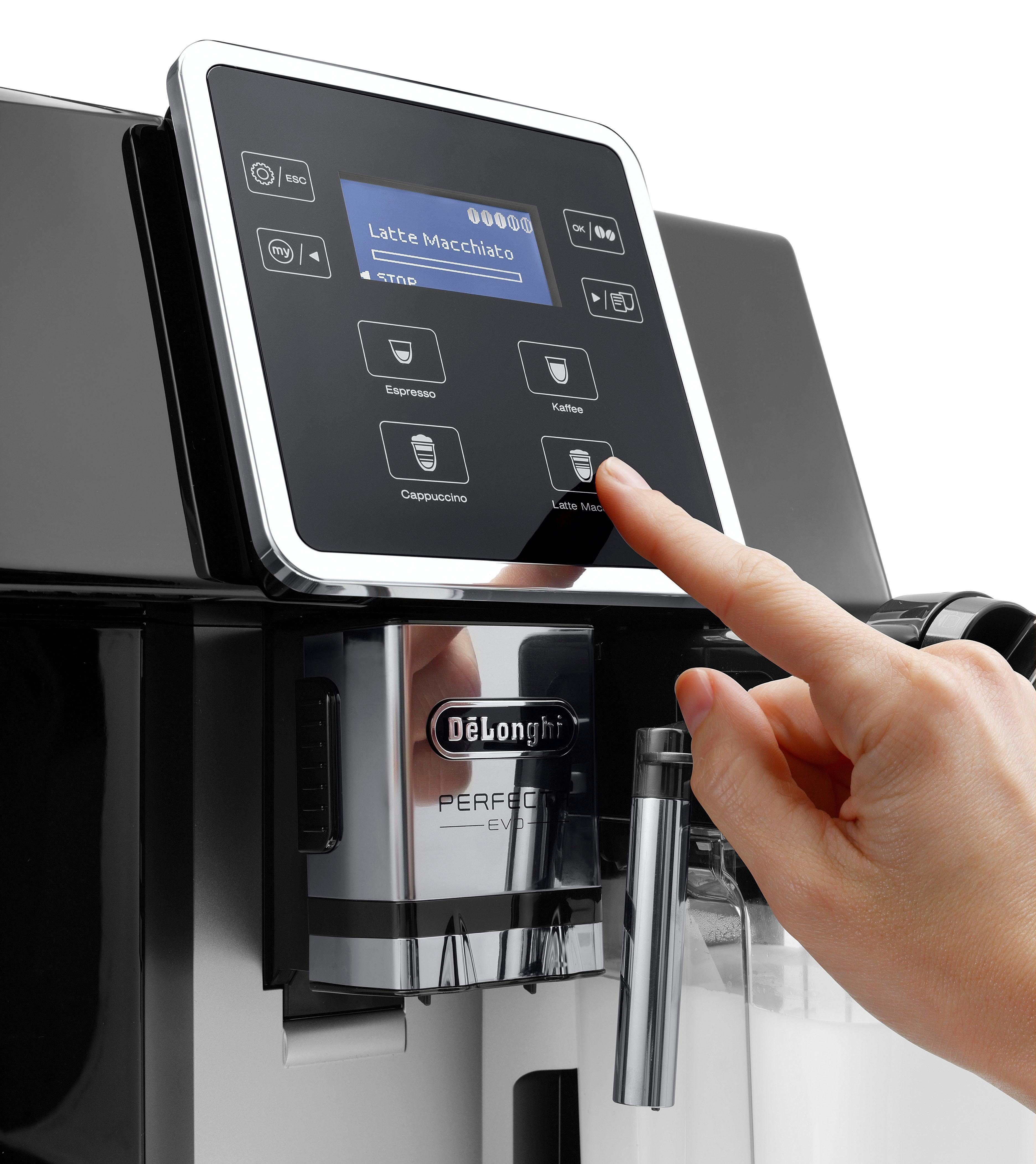 De'Longhi Kaffeevollautomat Perfecta Evo ESAM 428.40.BS, Kaffeekannenfunktion, inkl. Pflegeset im Wert von € 31,99 UVP