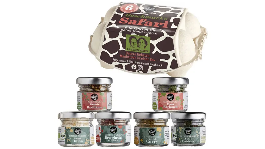Gepp's Tasting Box Gewürze Geschmacks Safari 60 g