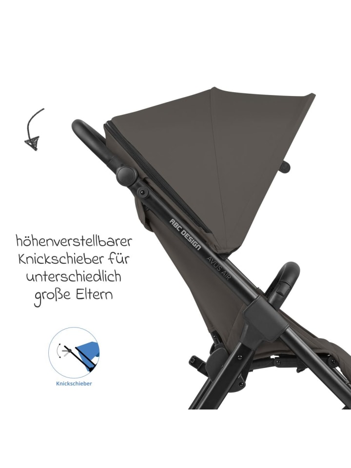 ABC-Design Buggy & Sportwagen Avus Air mit Lufträdern in grau günstig kaufen onesize