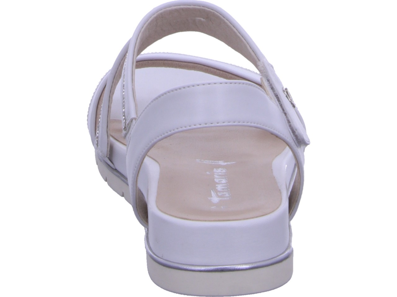 TAMARIS Klassische Sandalen weiss Da.-Sandalette