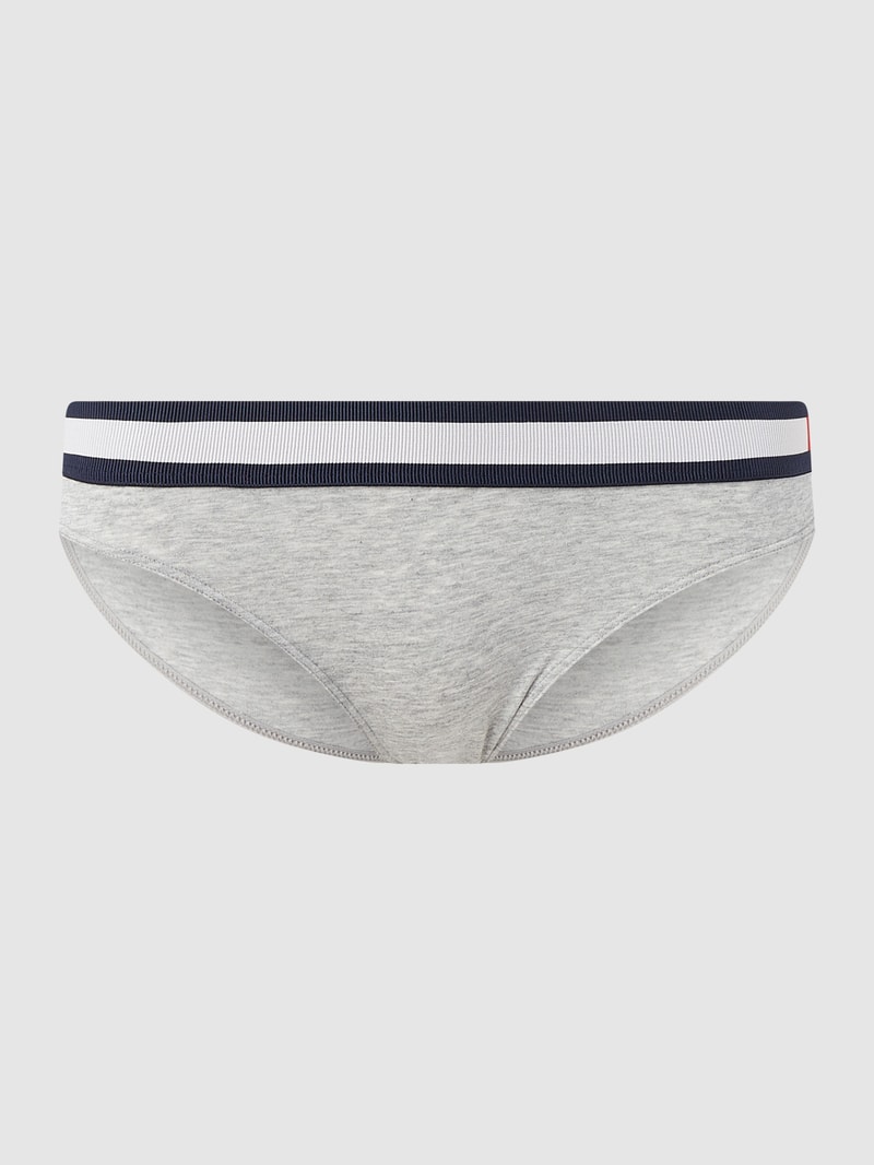 Slip mit Stretch-Anteil im 3er-Pack in hellgrau