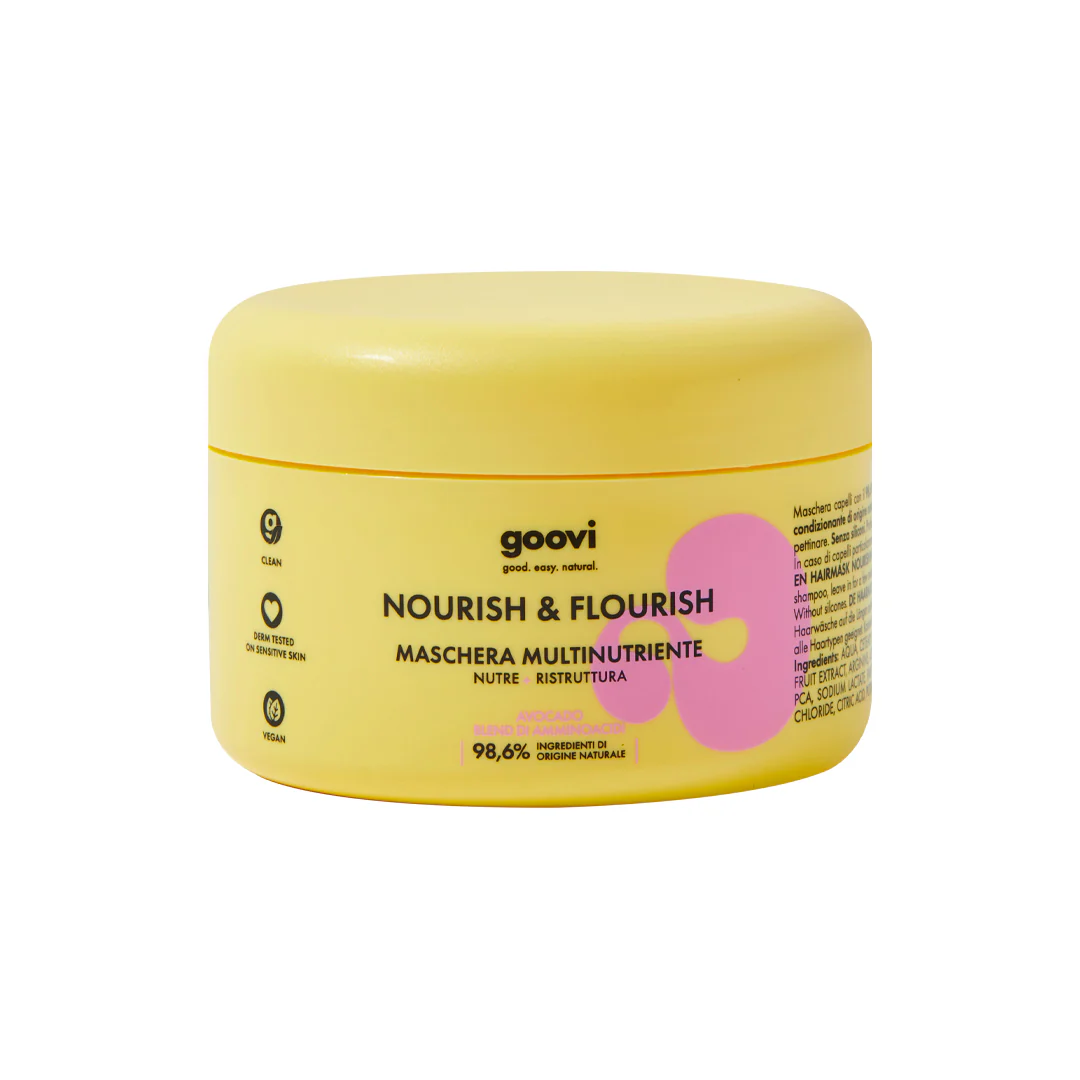 Mascarilla capilar multinutriente NOURISH & FLOURISH - Mascarilla nutritiva para el cabello