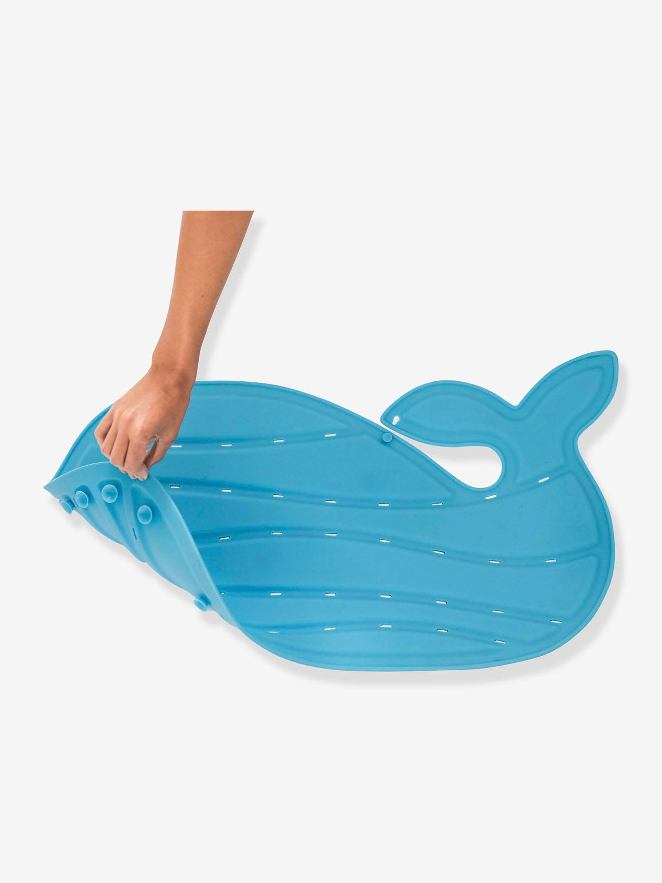 Tapis de bain baleine Moby SKIP HOP bleu