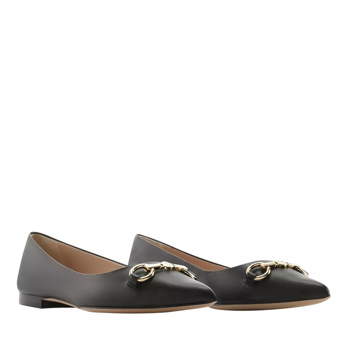 ISABEL BERNARD Klassische Slipper schwarz Ballerina