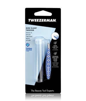 Tweezerman Mini Slant Tweezer - Schräge Mini Pinzette, Lisbon Sea Pinzette-1 Stk